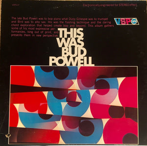 Bud Powell : This Was Bud Powell (LP, Comp)