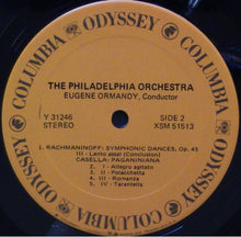 Laden Sie das Bild in den Galerie-Viewer, Rachmaninoff* / Casella*, The Philadelphia Orchestra, Eugene Ormandy : Symphonic Dances / Paganiniana (LP)
