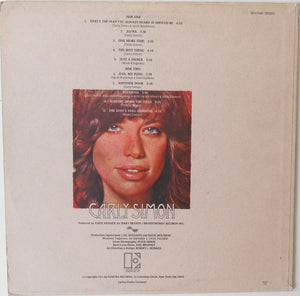 Carly Simon : Carly Simon (LP, Album, RE)