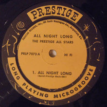 Laden Sie das Bild in den Galerie-Viewer, The Prestige All Stars : All Night Long (LP, Album, Mono, RE)
