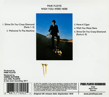 Charger l'image dans la galerie, Pink Floyd : Wish You Were Here (CD, Album, RE, RM, Car)
