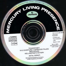 Laden Sie das Bild in den Galerie-Viewer, Pyotr Ilyich Tchaikovsky - Ludwig Van Beethoven - Minneapolis Symphony Orchestra - University Of Minnesota Brass Band - Antal Dorati - London Symphony Orchestra - Deems Taylor : 1812 Festival Overture, Op. 49 - Capriccio Italien - Wellington&#39;s Victory (CD, Comp, Club)
