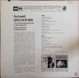 Glen Campbell : Gentle On My Mind (LP, Album, Jac)