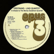 Charger l'image dans la galerie, Erstrand-Lind Quartet : A Tribute To The Benny Goodman Quartet (LP, Album)
