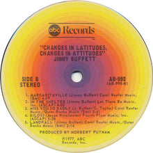 Laden Sie das Bild in den Galerie-Viewer, Jimmy Buffett : Changes In Latitudes, Changes In Attitudes (LP, Album, Ter)
