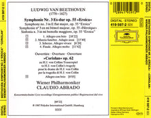 Load image into Gallery viewer, Ludwig van Beethoven, Wiener Philharmoniker, Claudio Abbado : Symphonie No. 3 »Eroica« • »Coriolan«-Ouvertüre (CD, Album, RE, PDO)
