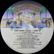 Laden Sie das Bild in den Galerie-Viewer, Pure Prairie League : Firin' Up (LP, Album, PRC)
