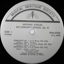 Charger l&#39;image dans la galerie, Antonio Vivaldi, Piero Toso, I Solisti Veneti, Claudio Scimone : Six Concerti Grossi, Op. VI (LP)

