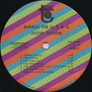 Justin Wilson : Across The US&A With Justin Wilson (LP)