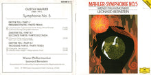 Charger l&#39;image dans la galerie, Mahler* - Wiener Philharmoniker, Leonard Bernstein : Symphonie No.5 (CD, Album)
