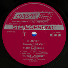 Charger l&#39;image dans la galerie, Chabrier*, Ansermet*, L&#39;Orchestre De La Suisse Romande : Orchestral Music  (LP, Album, RE, RP)
