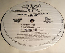 Charger l&#39;image dans la galerie, Alvin Lee &amp; Ten Years Later : Ride On (LP, Album, Promo)
