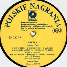 Load image into Gallery viewer, Maanam : Mental Cut (LP, Album, Cre)
