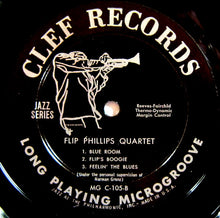 Load image into Gallery viewer, Flip Phillips Quartet : Flip Phillips Quartet (10", Album, RE)
