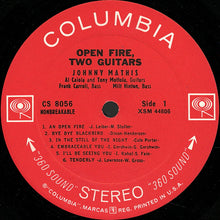 Load image into Gallery viewer, Johnny Mathis : Open Fire, Two Guitars (LP, Album, RE)
