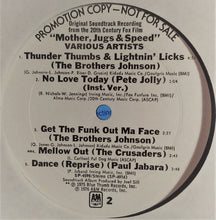Load image into Gallery viewer, Various : Original Soundtrack Recording From The 20th Century Fox Film "Mother, Jugs &amp; Speed" (LP, Comp, Promo, Mon)
