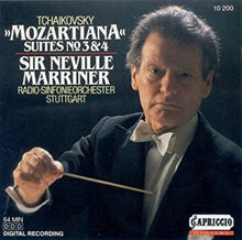 Laden Sie das Bild in den Galerie-Viewer, Pyotr Ilyich Tchaikovsky, Sir Neville Marriner, Radio-Sinfonieorchester Stuttgart : &quot;Mozartiana&quot; Suites No. 3 &amp; 4 (CD, Album)
