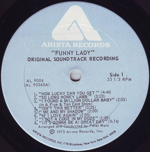 Barbra Streisand, James Caan : Funny Lady (Original Soundtrack Recording) (LP, Album, PRC)