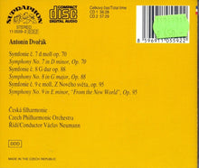 Laden Sie das Bild in den Galerie-Viewer, Antonín Dvořák / Václav Neumann, The Czech Philharmonic Orchestra : Symphonies Nos. 7/8/9 &quot;New World&quot; (2xCD, Comp)
