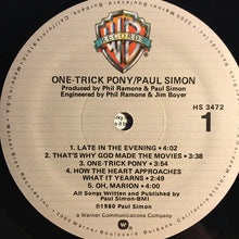 Load image into Gallery viewer, Paul Simon : One-Trick Pony (LP, Album)
