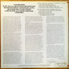 Laden Sie das Bild in den Galerie-Viewer, Tchaikovsky*, Rossini*, Respighi*, Ruggiero Ricci, L&#39;Orchestre De La Suisse Romande, Ansermet* : Suite No.4 For Orchestra &quot;Mozartiana&quot; · Rossiniana, Suite (LP, Album, RE)
