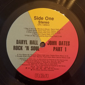 Daryl Hall John Oates* : Rock 'N Soul Part 1 (LP, Comp, Ind)