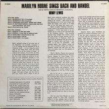 Charger l&#39;image dans la galerie, Marilyn Horne / Bach* / Handel* / Henry Lewis : Marilyn Horne Sings Bach And Handel (LP, Album)
