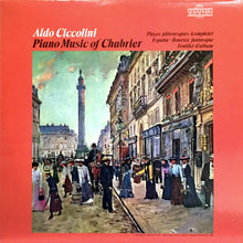 Laden Sie das Bild in den Galerie-Viewer, Aldo Ciccolini / Chabrier* : Piano Music Of Chabrier (LP)
