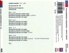 Load image into Gallery viewer, Joseph Haydn, Antal Dorati : The Symphonies Nos 84 - 95 (4xCD, Comp)
