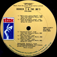 Load image into Gallery viewer, Booker T. And The M.G.'s* : Up Tight (Music From The Score Of The Motion Picture) (LP, Album, Ter)
