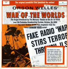 Load image into Gallery viewer, Orson Welles : War Of The Worlds (LP, RM)
