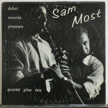 Laden Sie das Bild in den Galerie-Viewer, Sam Most Quartet : Sam Most Quartet Plus Two (10", Album, Mono)
