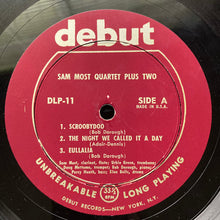 Laden Sie das Bild in den Galerie-Viewer, Sam Most Quartet : Sam Most Quartet Plus Two (10", Album, Mono)
