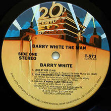 Laden Sie das Bild in den Galerie-Viewer, Barry White : Barry White The Man (LP, Album, Pit)
