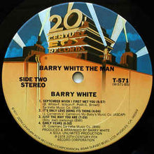 Laden Sie das Bild in den Galerie-Viewer, Barry White : Barry White The Man (LP, Album, Pit)
