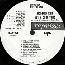 Load image into Gallery viewer, Morgana King : It's A Quiet Thing (LP, Album, Mono, Promo)
