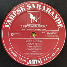 Laden Sie das Bild in den Galerie-Viewer, John Williams (4), Varujan Kojian, The Utah Symphony Orchestra* : The Star Wars Trilogy (LP, Album, RE)
