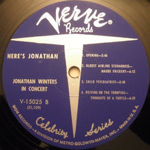 Load image into Gallery viewer, Jonathan Winters : Here&#39;s Jonathan (LP, Album, Mono)
