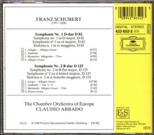 Charger l&#39;image dans la galerie, Schubert* • The Chamber Orchestra Of Europe, Claudio Abbado : 8 Symphonien · Rosamunde · Grand Duo (5xCD, Comp + Box)
