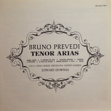 Laden Sie das Bild in den Galerie-Viewer, Bruno Prevedi, Royal Opera House Orchestra Covent Garden*, Edward Downes : Tenor Arias (LP, Mono)
