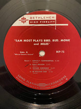 Load image into Gallery viewer, Sam Most : Plays Bird, Bud, Monk And Miles (LP, Mono)
