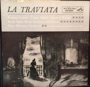 Verdi*, Pierre Monteux : La Traviata (3xLP, Album, Mono, Box)