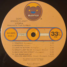 Load image into Gallery viewer, Utopia (5) : Oops! Wrong Planet (LP, Album, JW )

