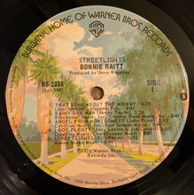 Load image into Gallery viewer, Bonnie Raitt : Streetlights (LP, Album, RE, Jac)
