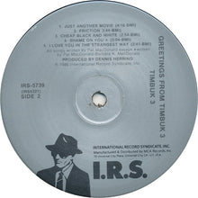 Laden Sie das Bild in den Galerie-Viewer, Timbuk 3 : Greetings From Timbuk 3 (LP, Album, Pin)
