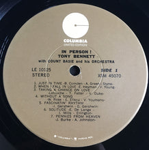 Charger l'image dans la galerie, Tony Bennett With Count Basie And His Orchestra* : In Person! (LP, Album, RE)
