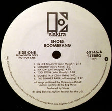 Laden Sie das Bild in den Galerie-Viewer, Shoes : Boomerang (LP, Album, Promo, Spe)
