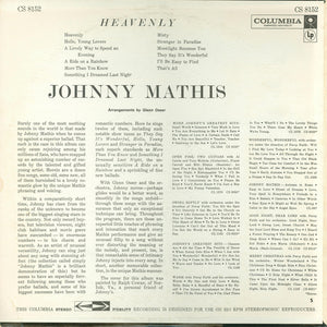 Johnny Mathis : Heavenly (LP, Album, Hol)