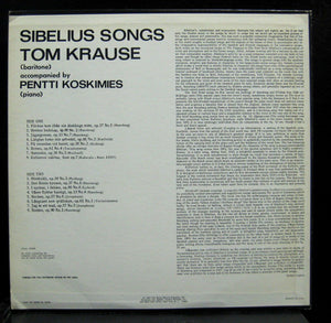 Sibelius*, Tom Krause, Pentti Koskimies : Songs (LP, Album)