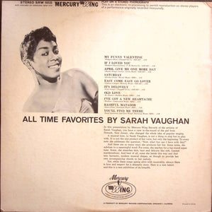 Sarah Vaughan : All Time Favorites (LP, Comp, RE)